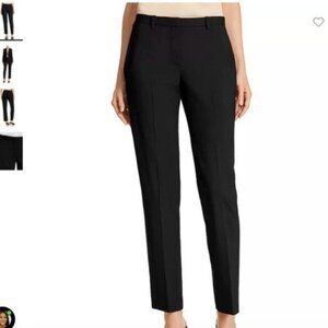 Theory Hartsdale Wool-Blend Stretch Black Dress Pants